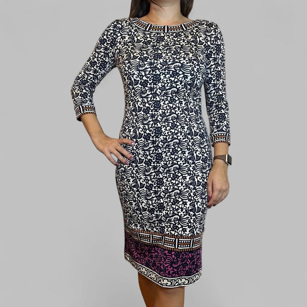 Tory Burch Silk Sheath Dress Sz Small